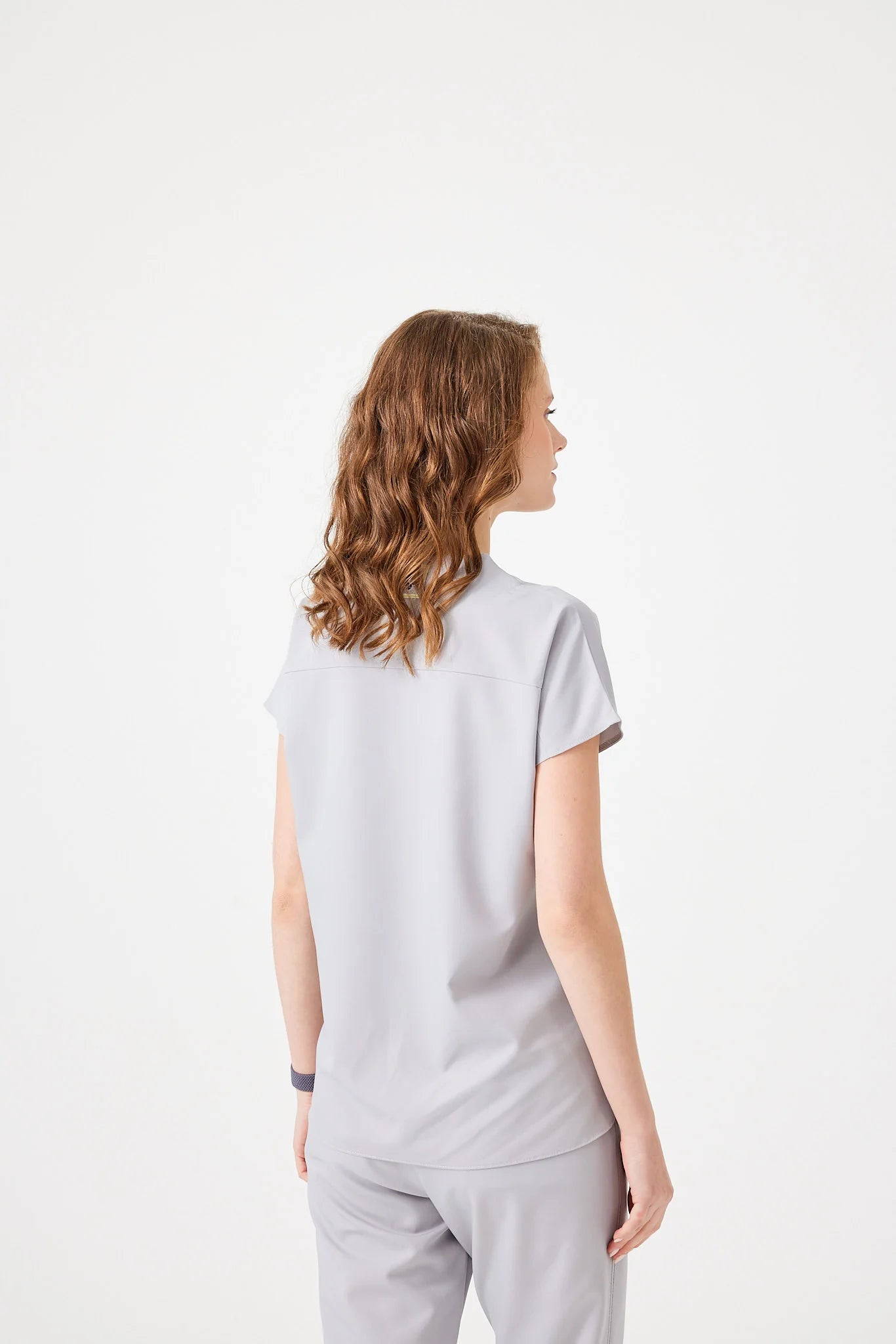 Cosa Fortius® Women's V-Neck Top - Light Gray