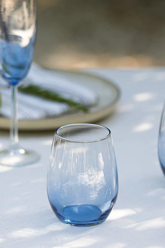Larc 4 Piece Glass Set 350cc - Blue