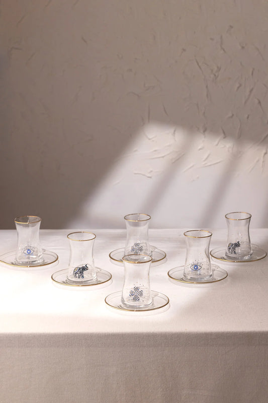 Lucky Charm 12 Piece Tea Set 170 cc
