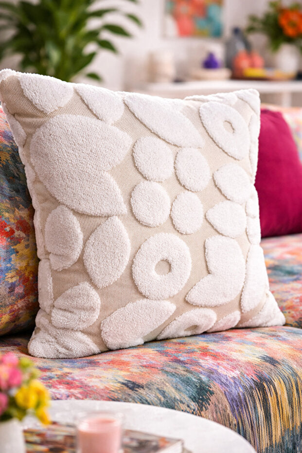 Punch Embroidery Pillow Case