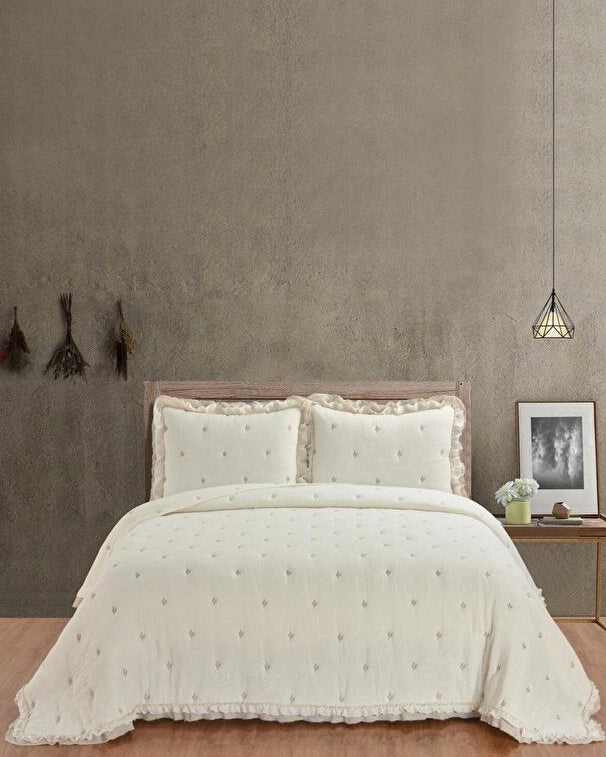 Karven Series Muslin Cotton Double Bedspread