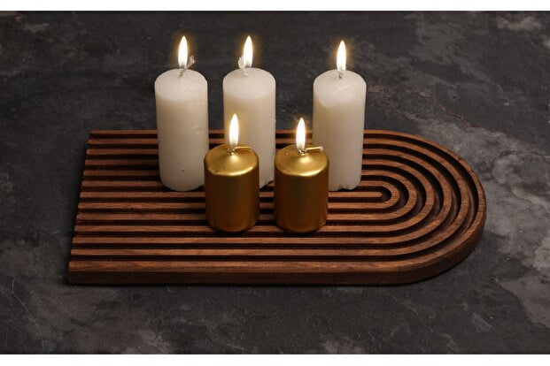 Natural Wood Decorative Tray