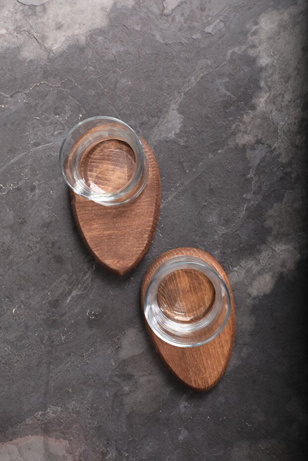 6 Piece Wooden Coasters