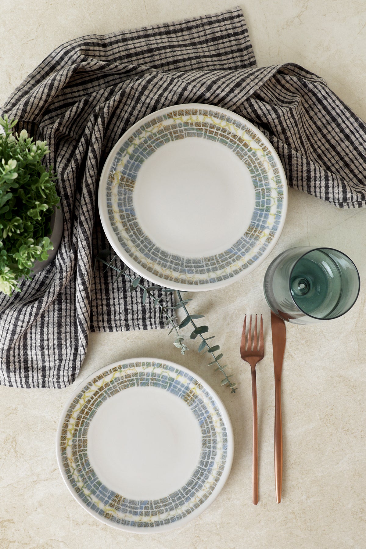 Professional Mosaica Pergamon Dessert Plate 20 cm 6 Pieces