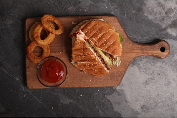 Natural Wood Cutting and Serving Board 2 Pieces