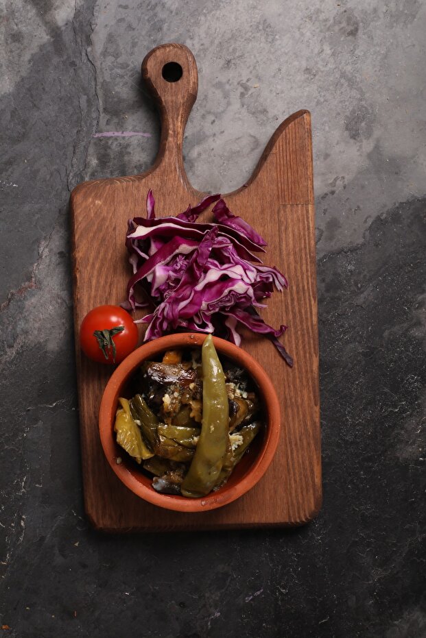 Natural Wood Cutting and Serving Board 2 Pieces Large