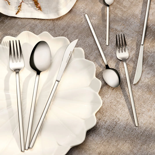 Lora 84 Piece 12 Person Boxed Cutlery Set