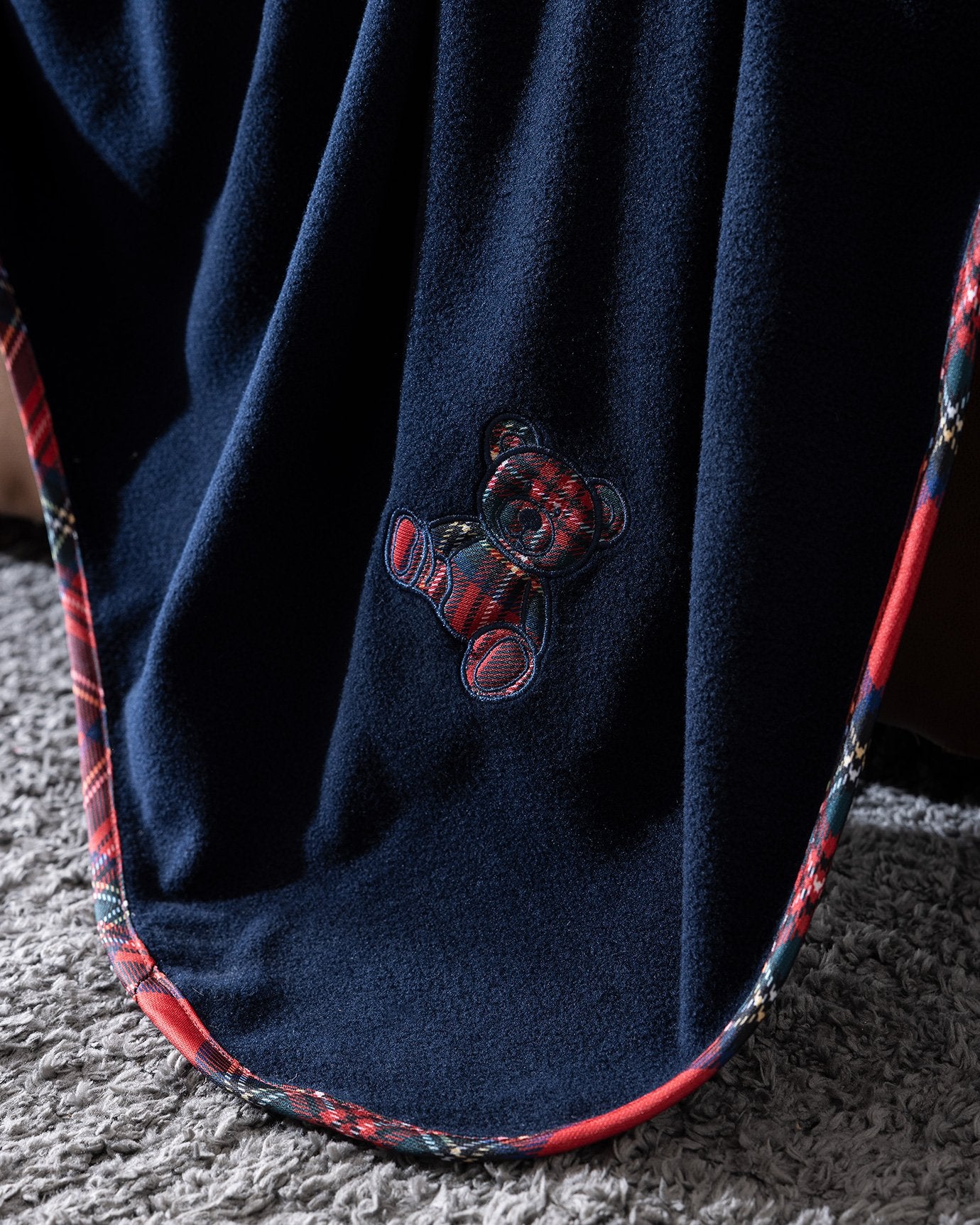 Tanise Sofa Throw - Navy Blue