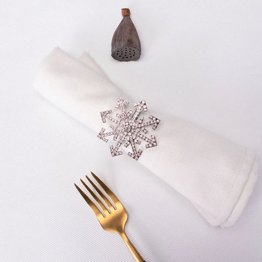 Snowflake 4 Piece Napkin Ring