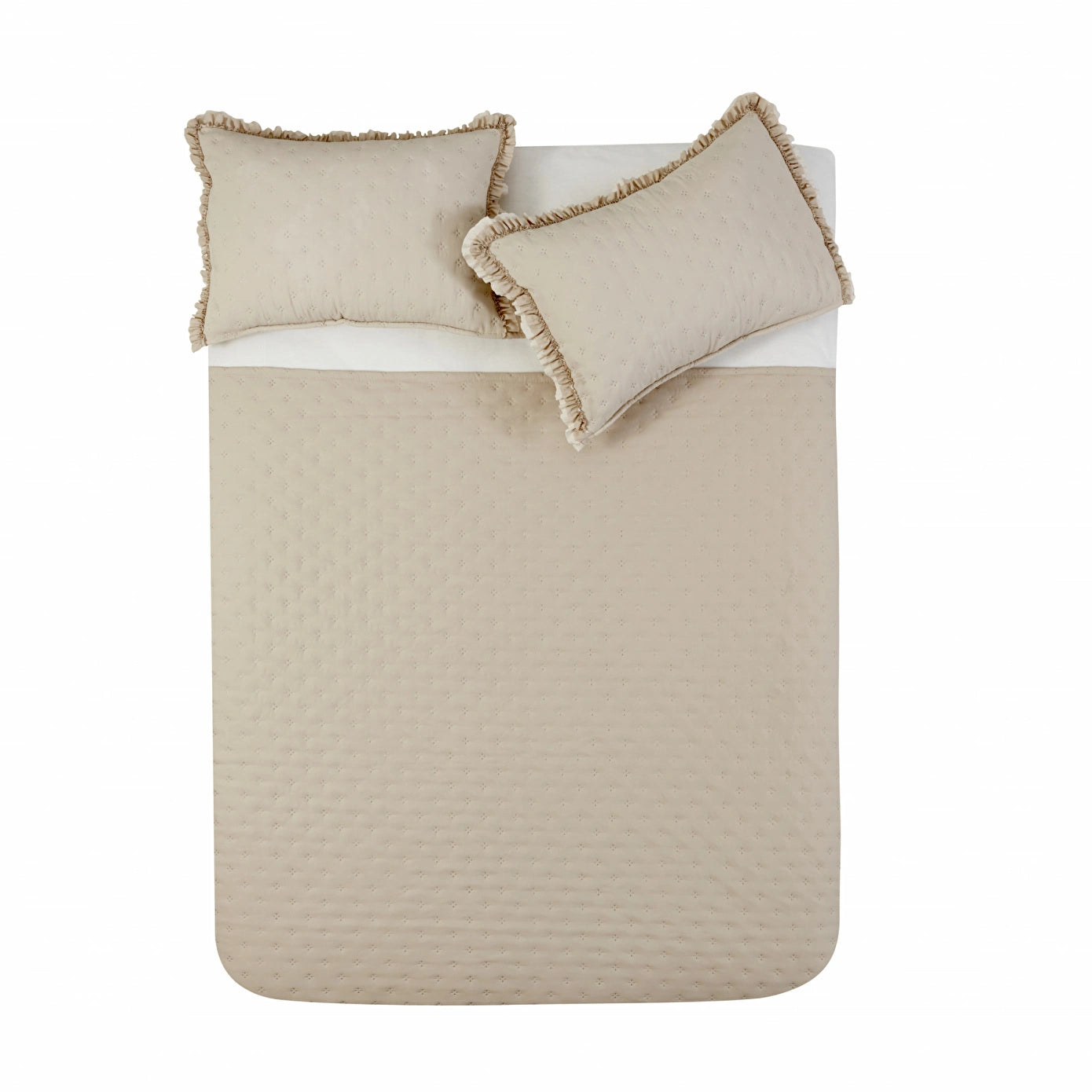 Viona Bedspread Set, Beige