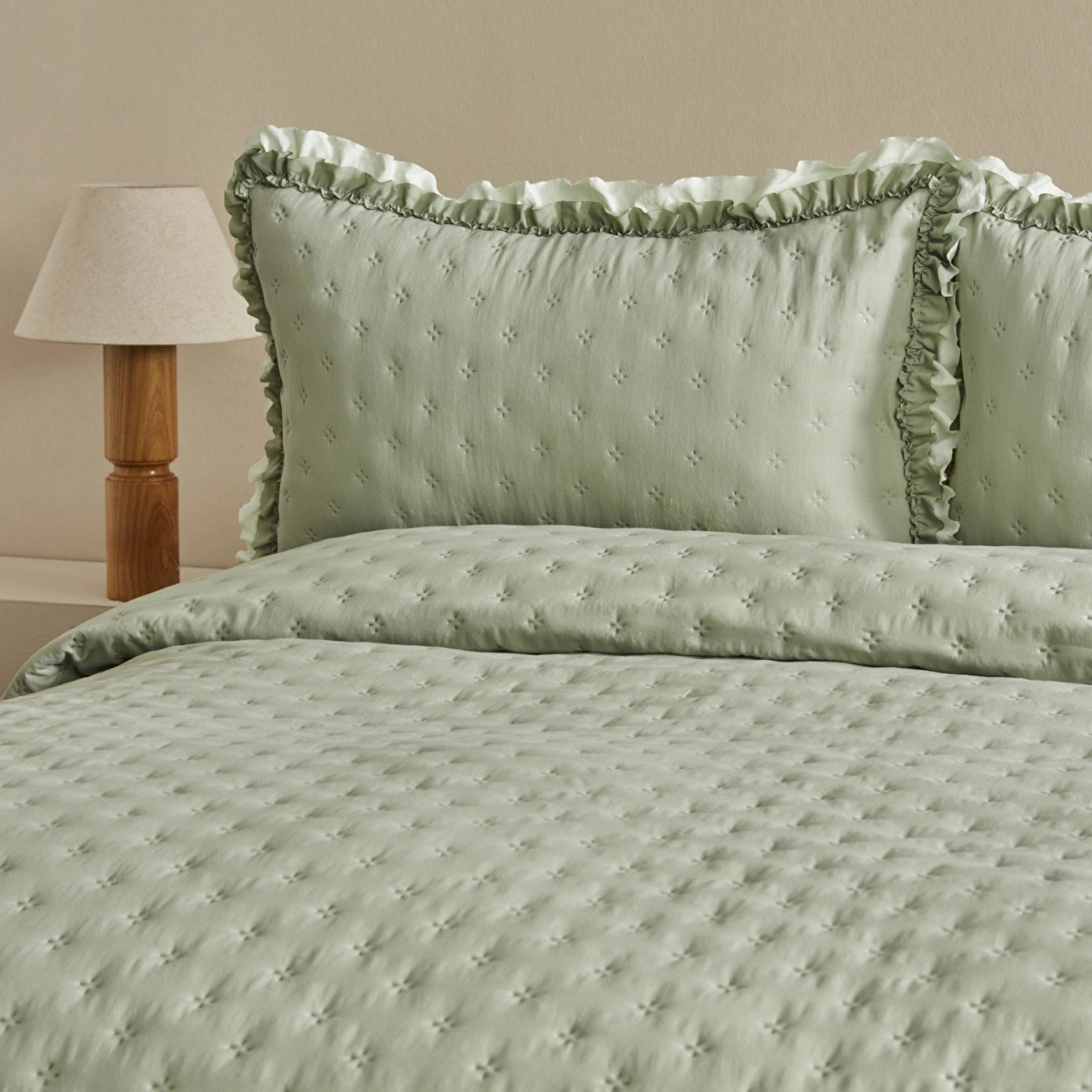 Viona Bedspread Set, Sage