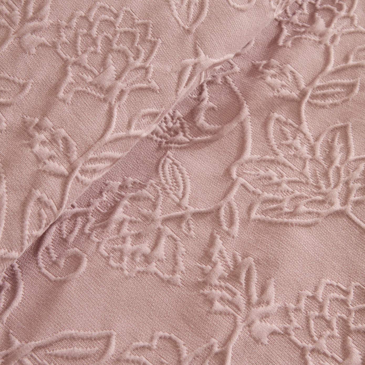 White Collection Tyra 100% Cotton Double Bedspread Powder