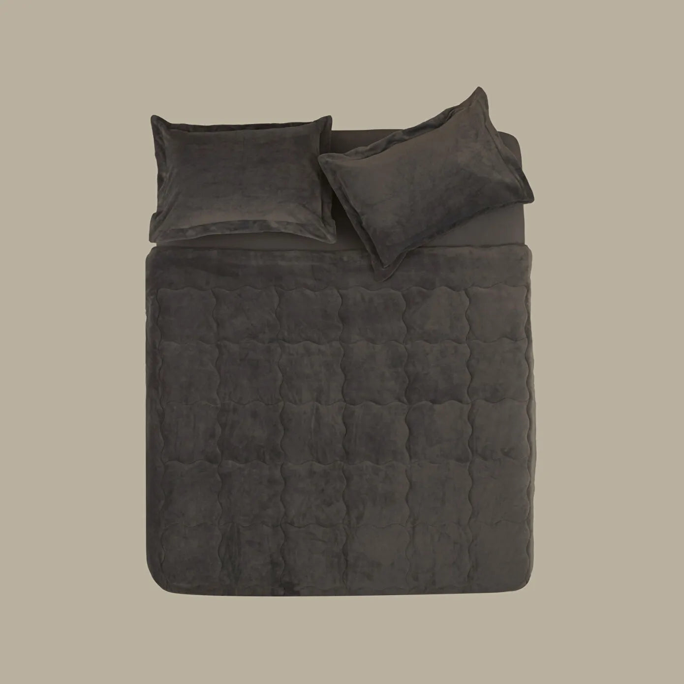 Flufy Single Soft Dream Comfort Set/Sleep Set Anthracite