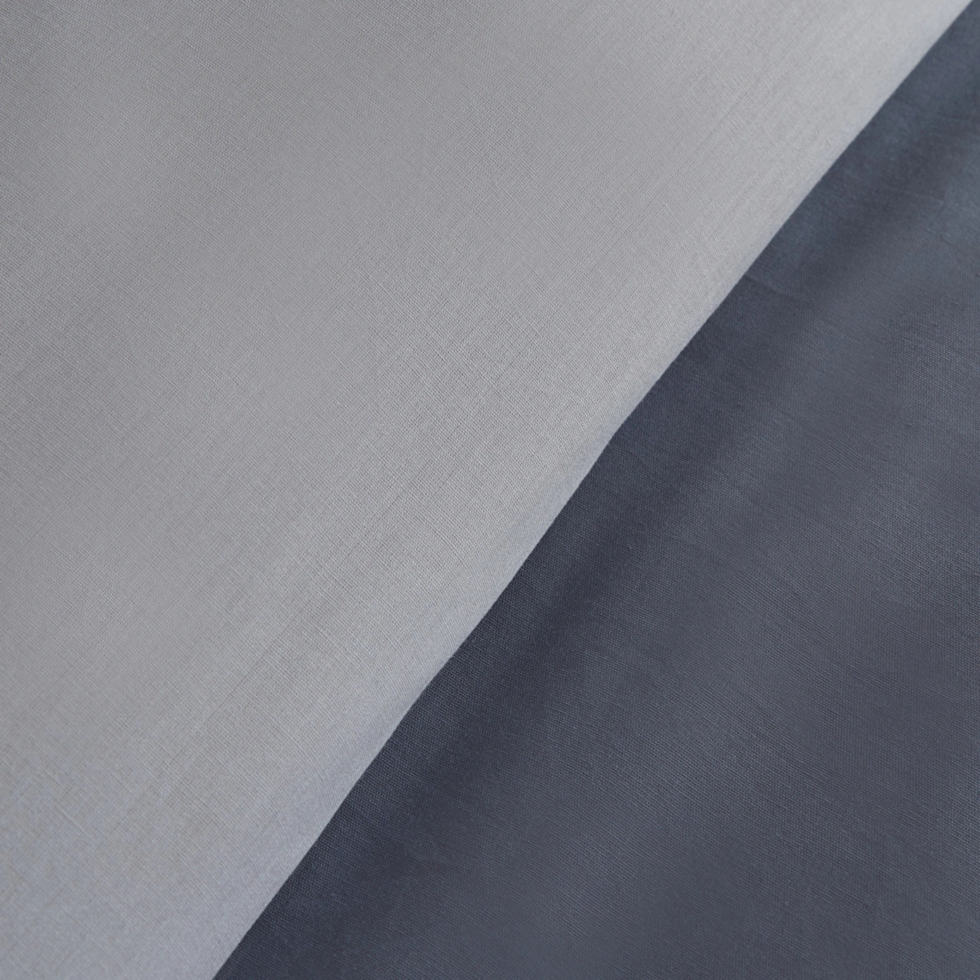 Basis 100% Cotton Double Duvet Cover Set Indigo