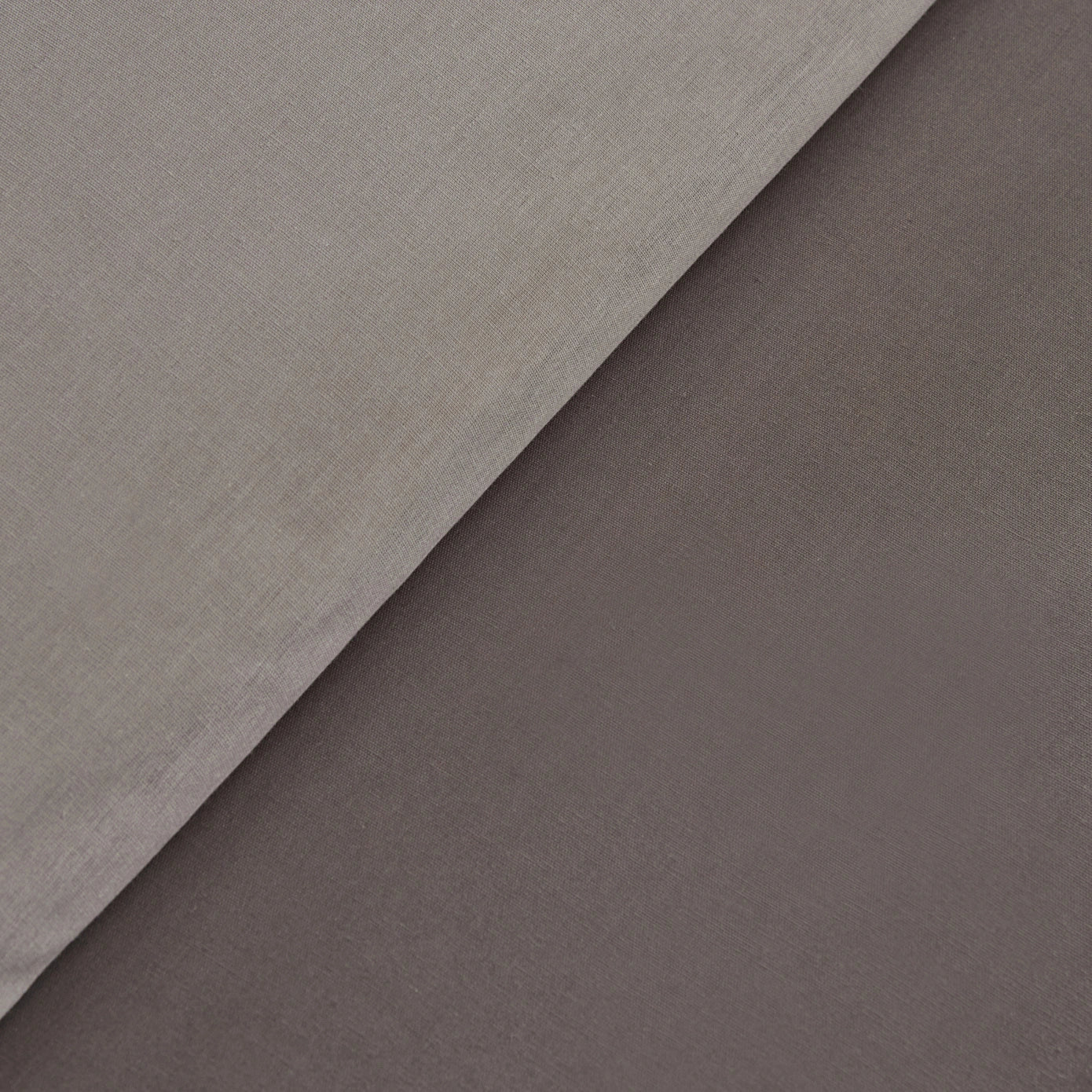 Basis 100% Cotton Double Duvet Cover Set Anthracite