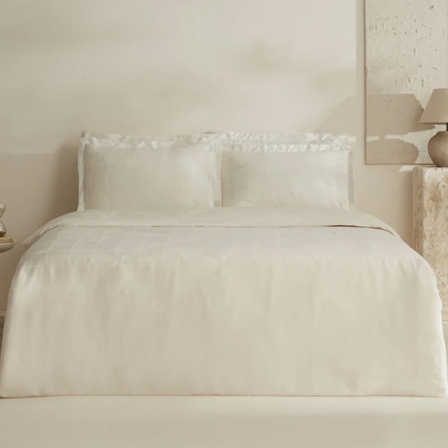 Royale Double Duvet Cover Set, White