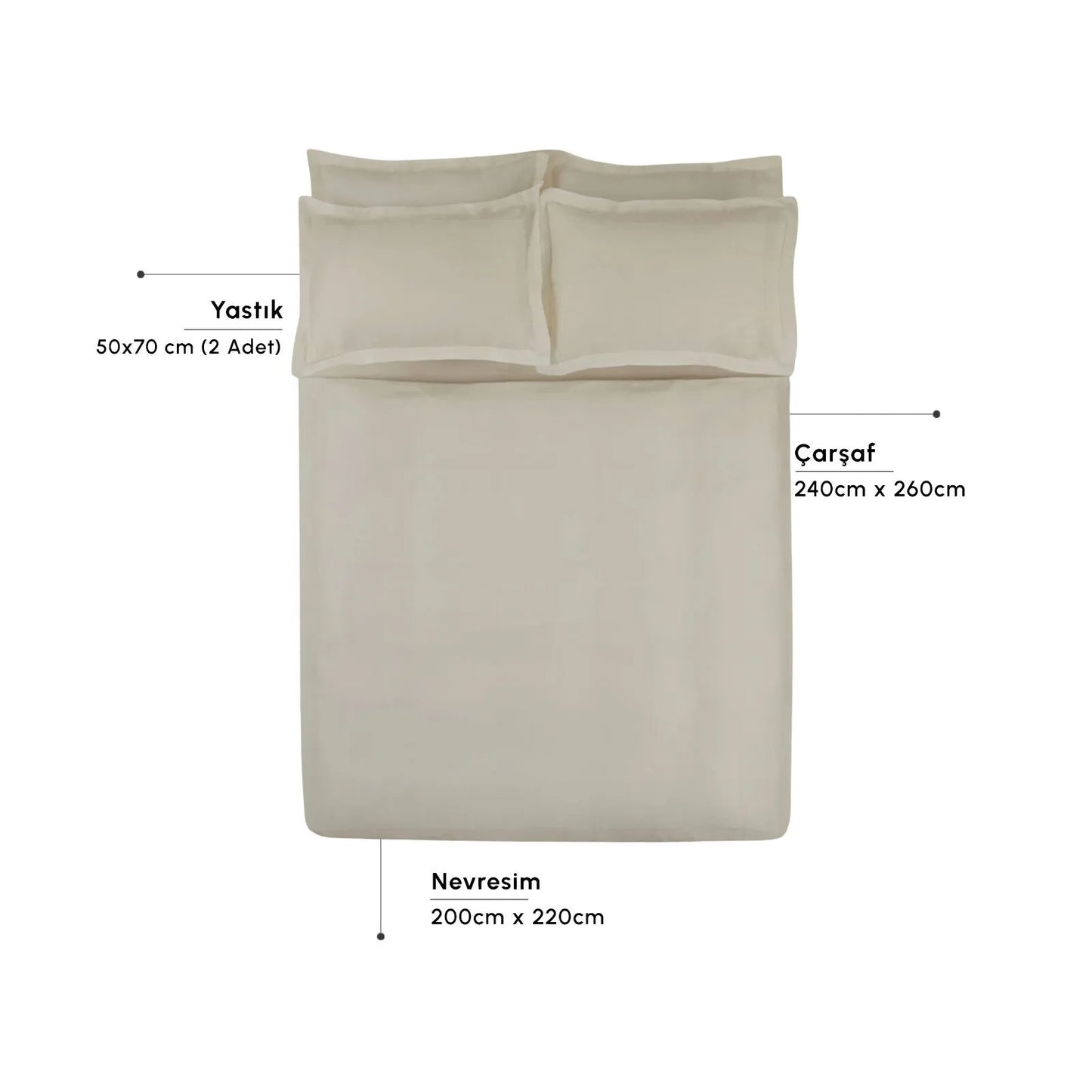 Royale Double Duvet Cover Set, White