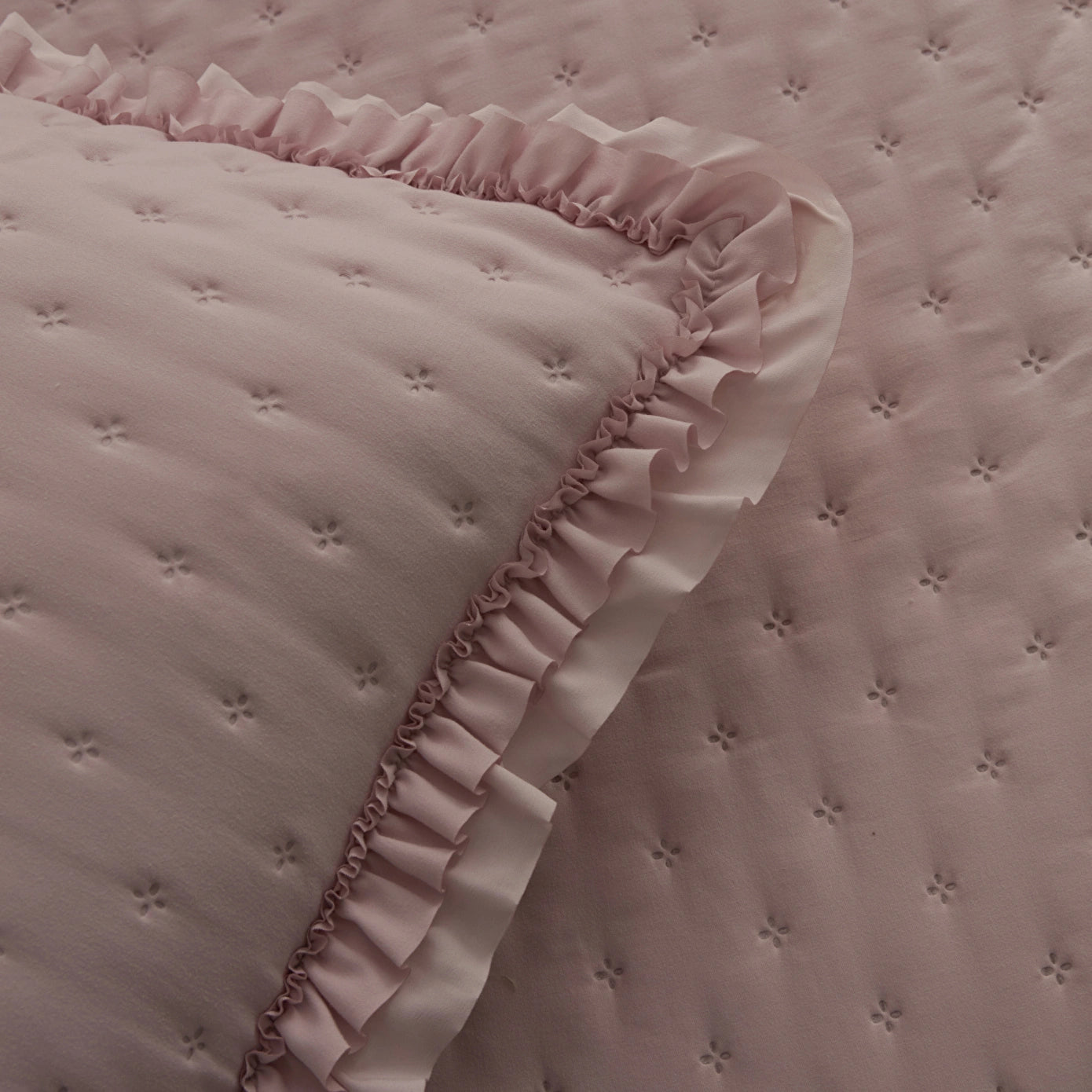 Viona Bedspread Set, Powder