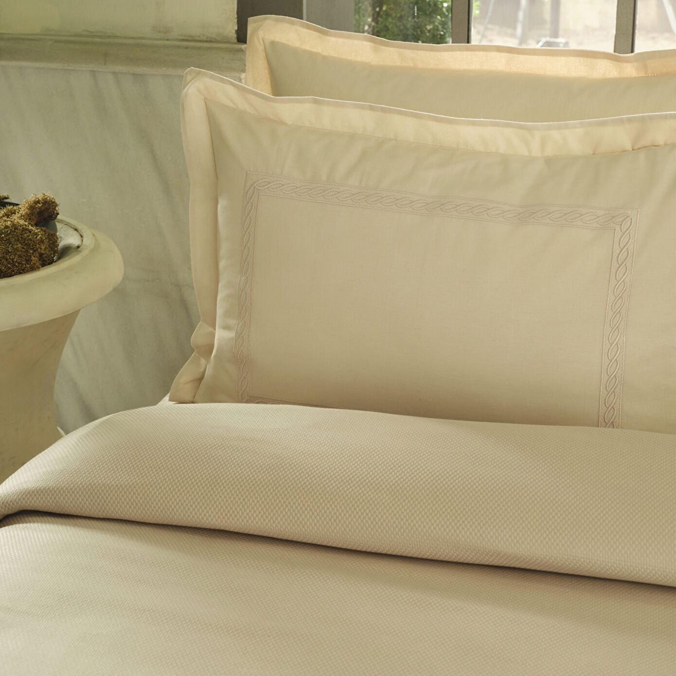 Shanse Nish Set Double Pique Set Beige