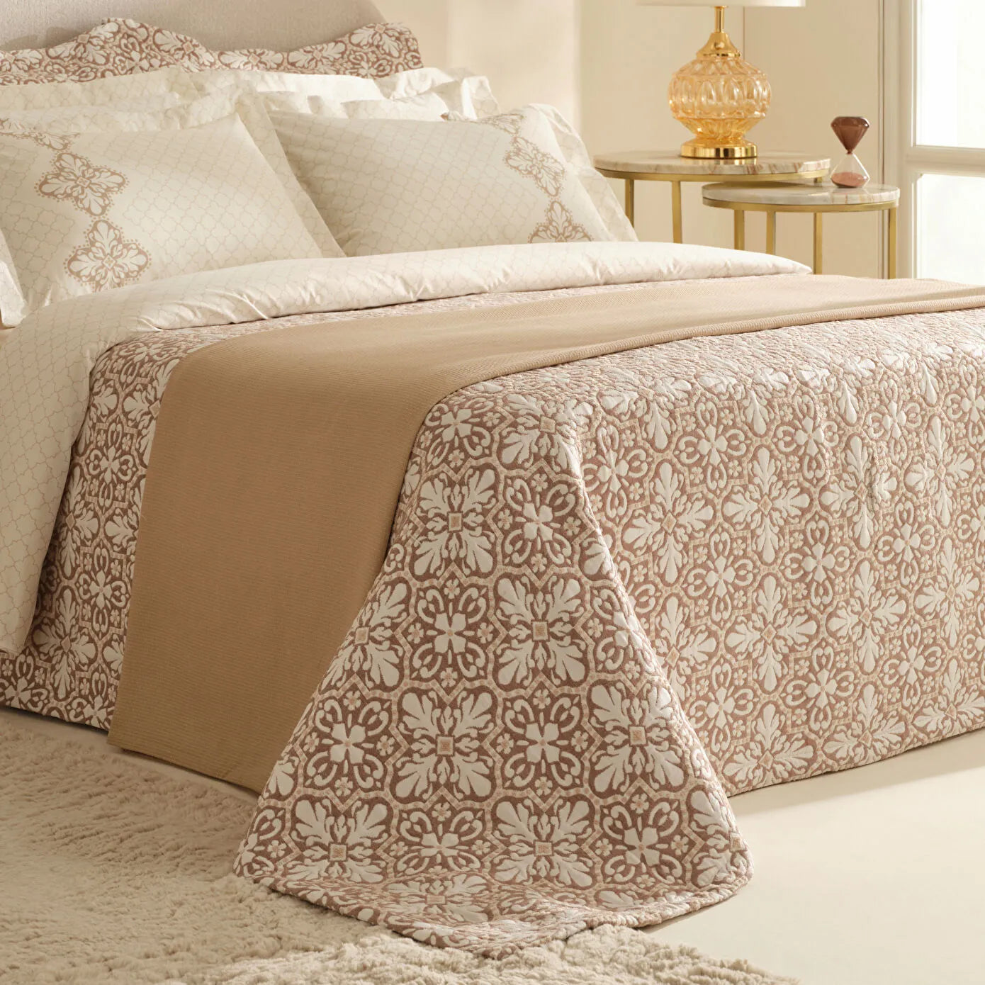 Luvina 8 Piece Double Set Beige