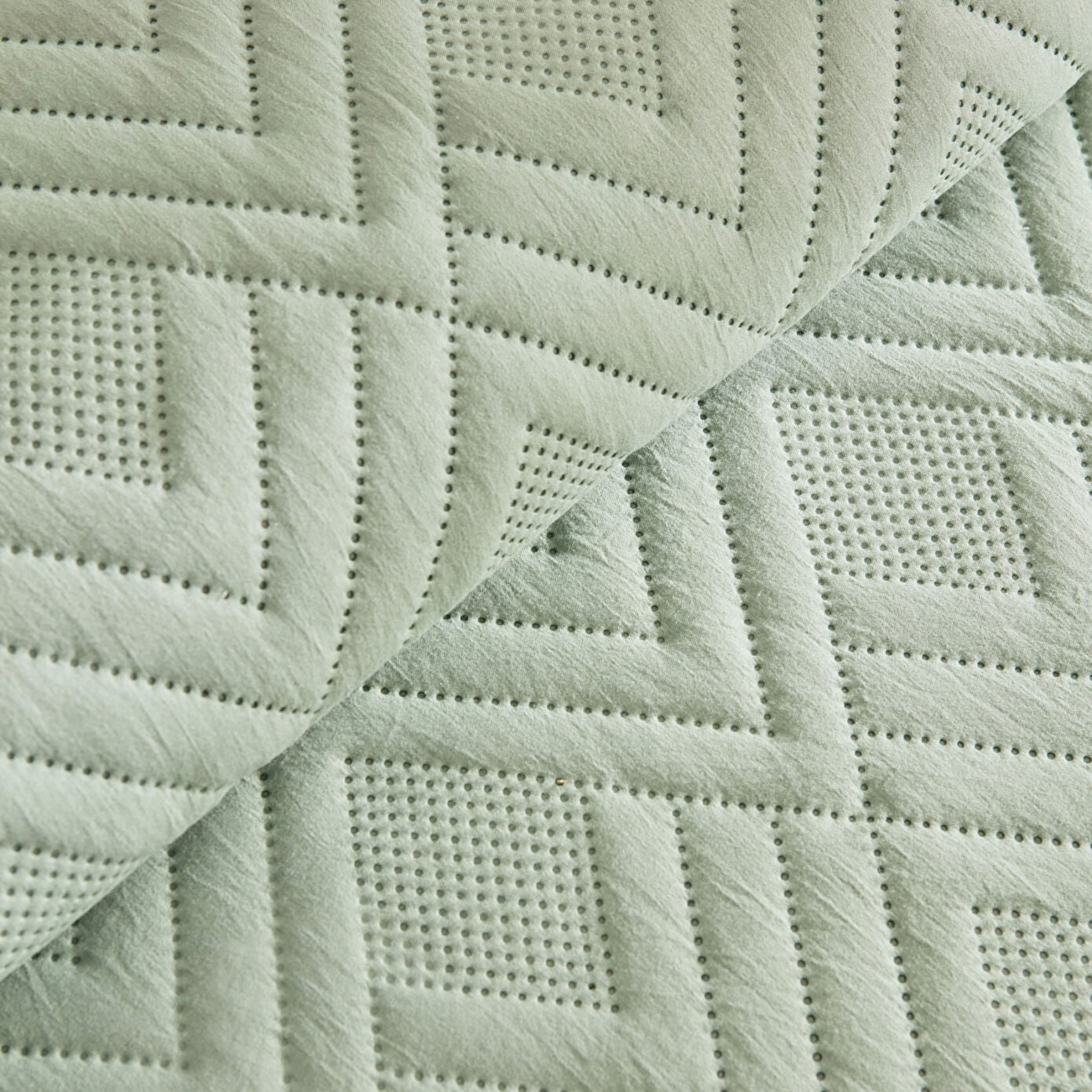 Elza Double Bedspread Set Sage