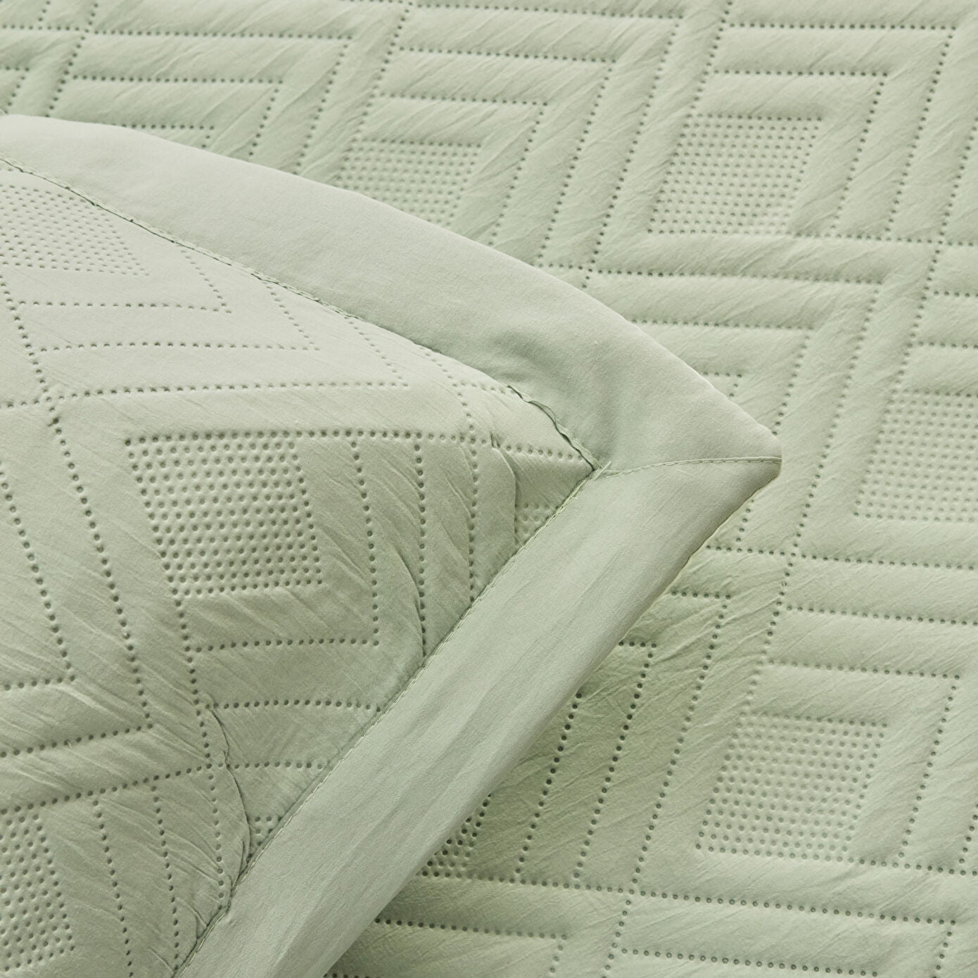 Elza Double Bedspread Set Sage