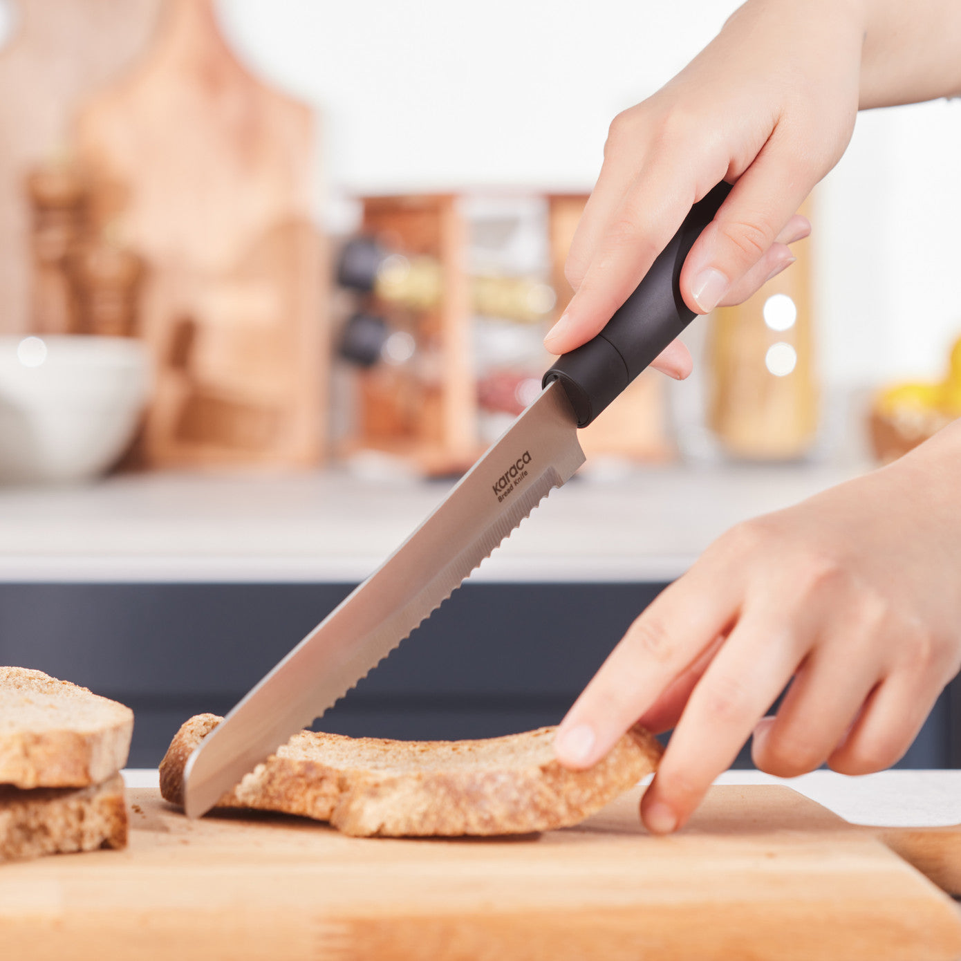 Roscar Black 6 Piece Knife Set