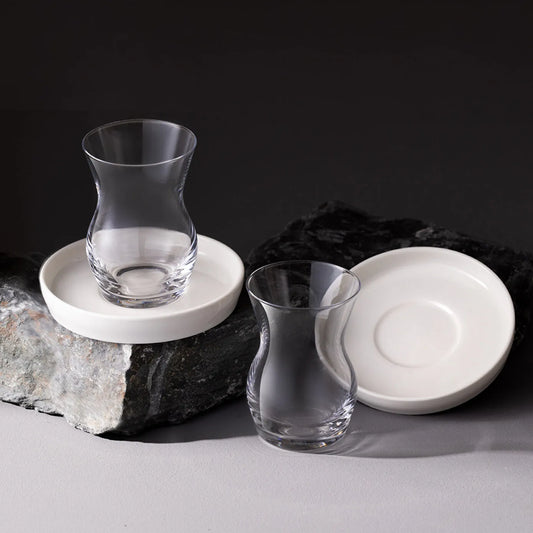 Karaca x Sarıyer Design 12 Piece Tea Set for 6 People