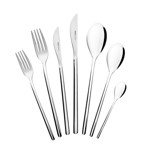 Premium View Platinum 12 Person 84 Piece Cutlery Set