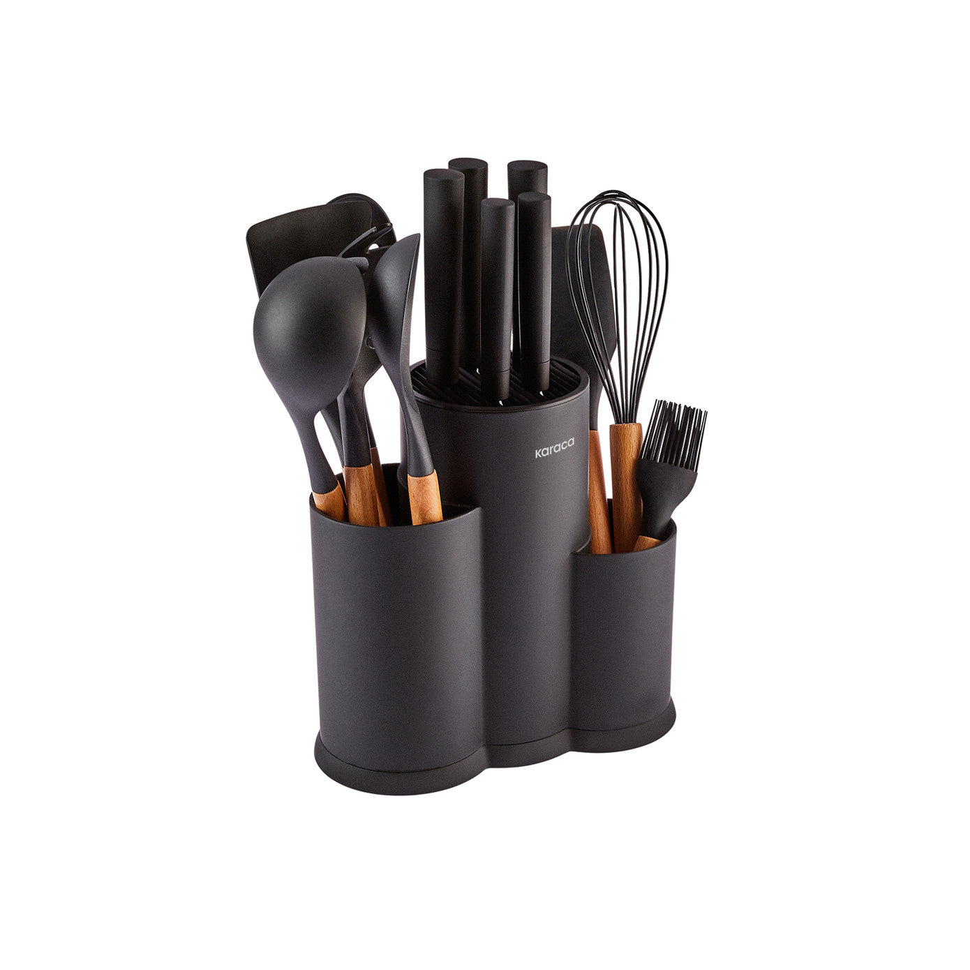 Burby Wood 14 Piece Service and Knife Set