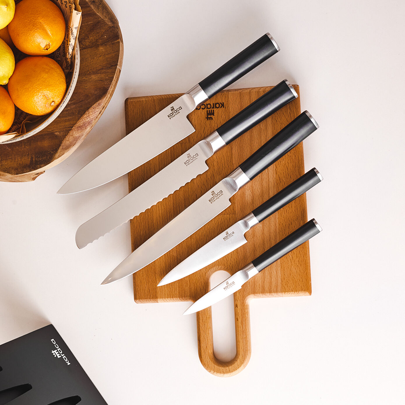 Karaca Samurai Hercules Japanese Steel 6 Piece Knife Set