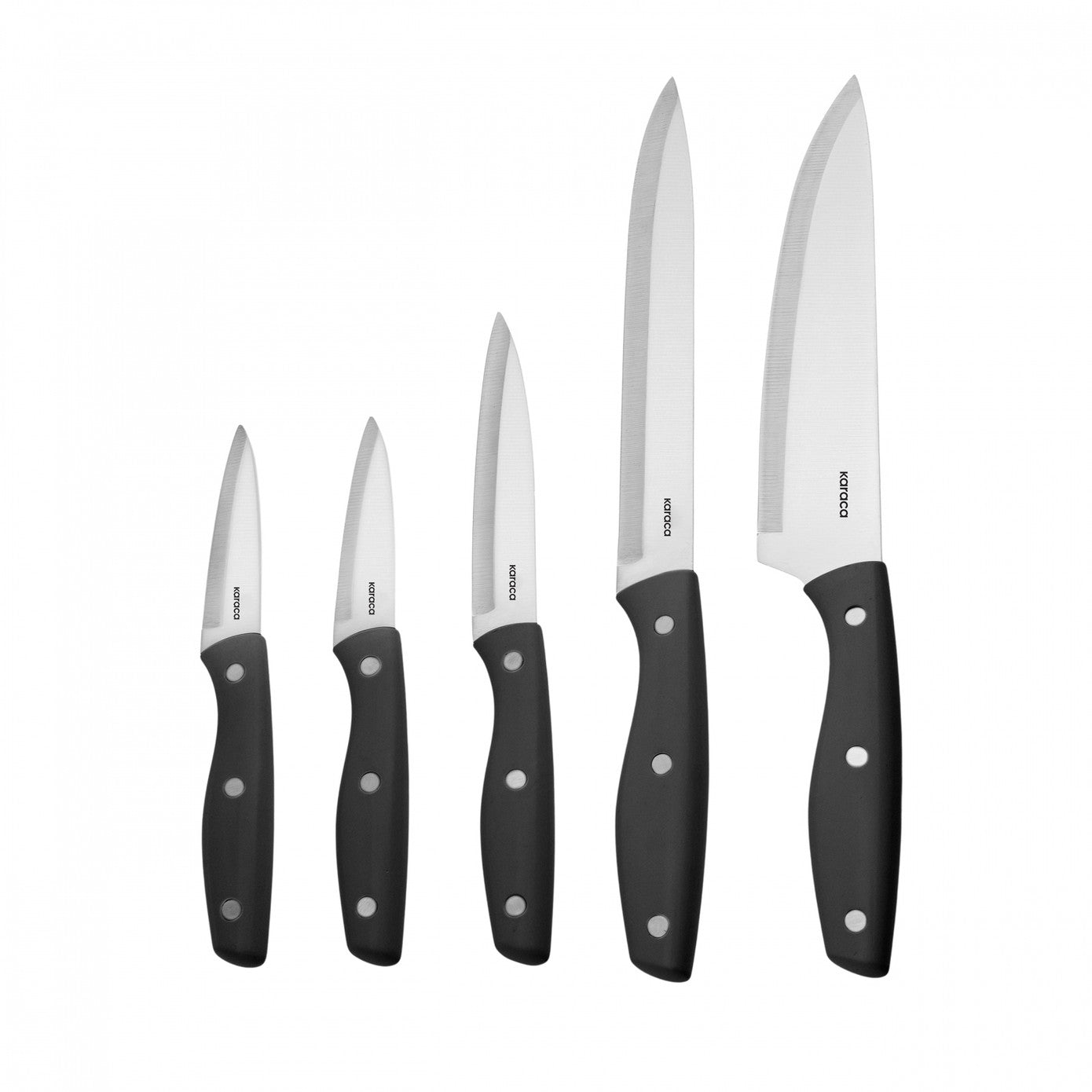 Karaca Mastercut 6 Piece Knife Set Black