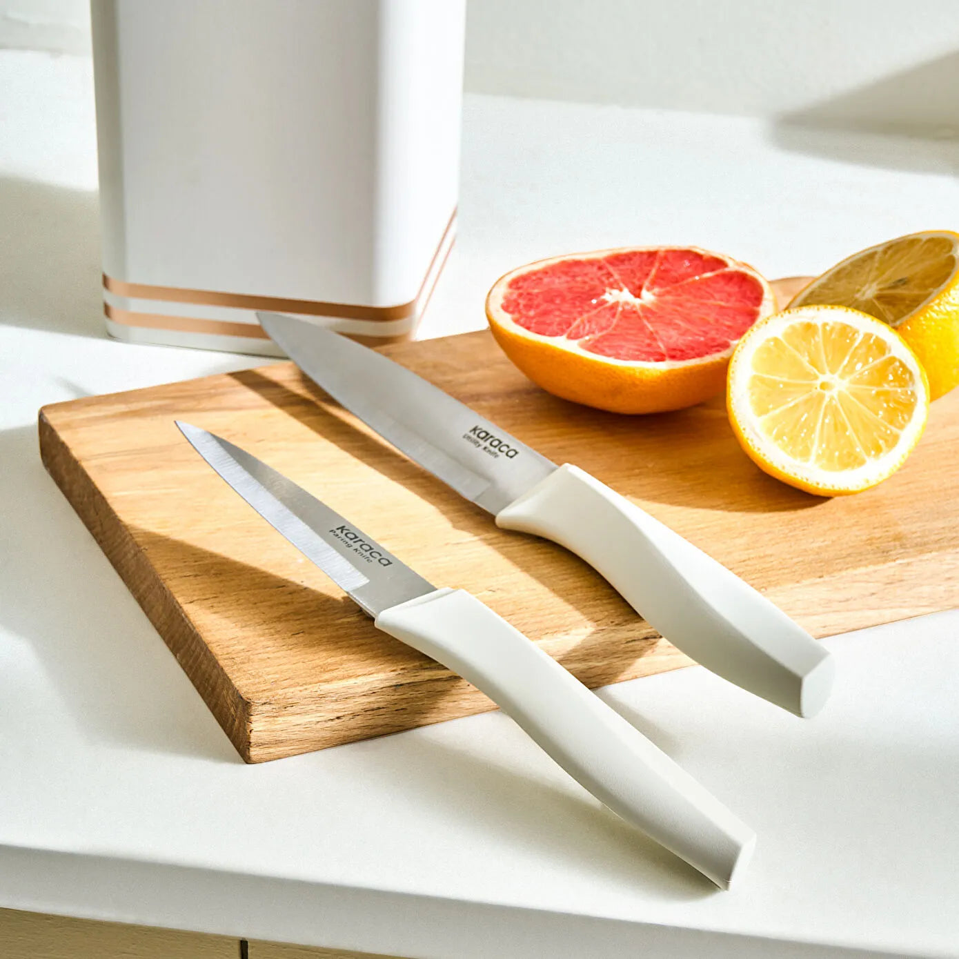 Megacut Square 9 Piece Cream Knife Set