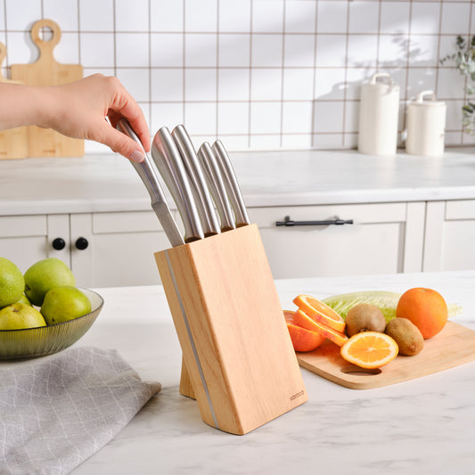 Jasper New 6 Piece Stand Knife Set