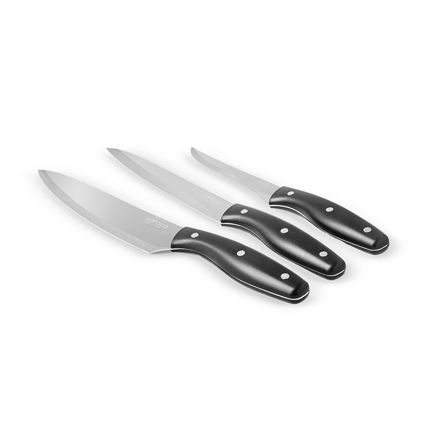 Karaca Strength Chef Slicing and Slicing Knife Set of 3
