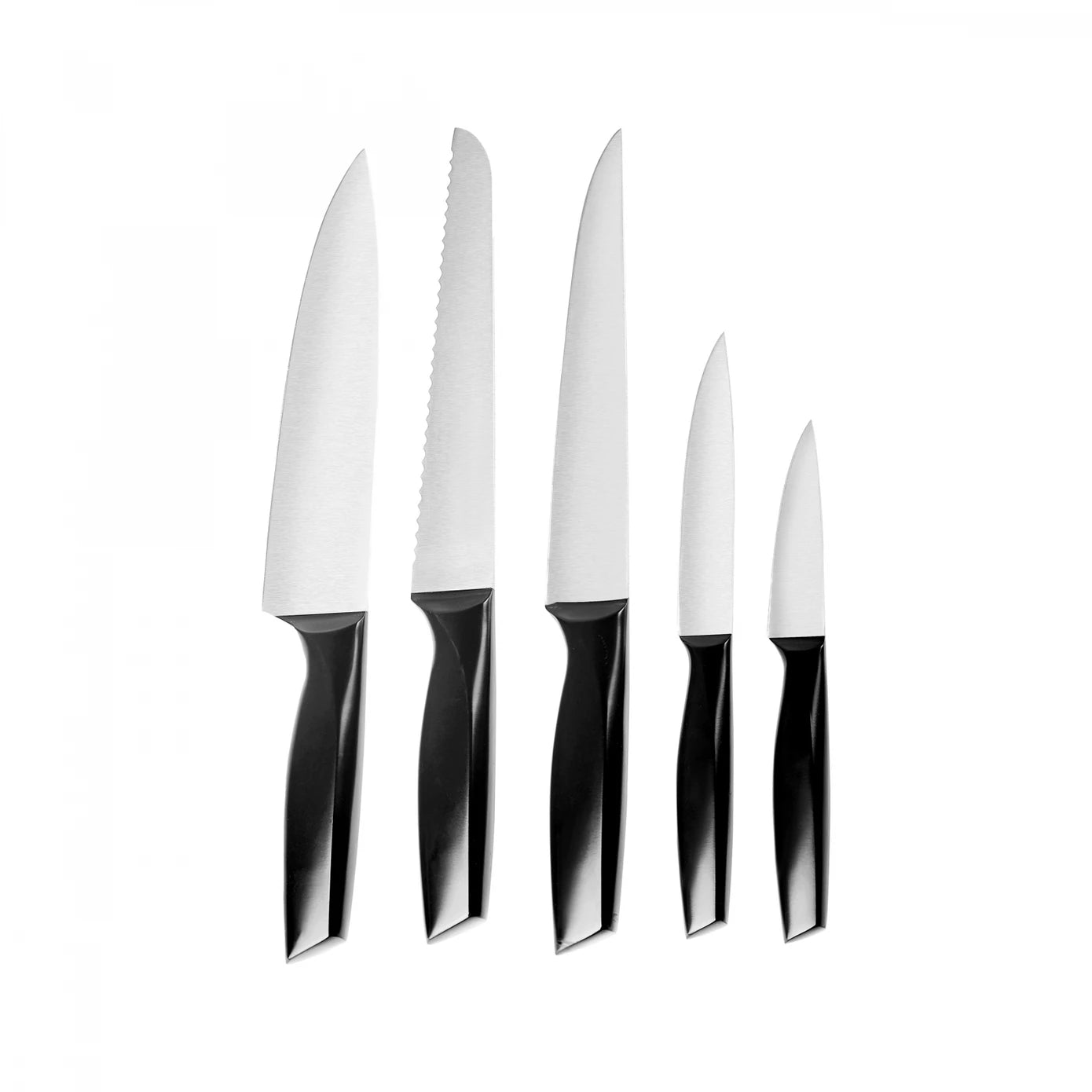 Karaca Dina 6 Piece Knife Set with Wooden Stand