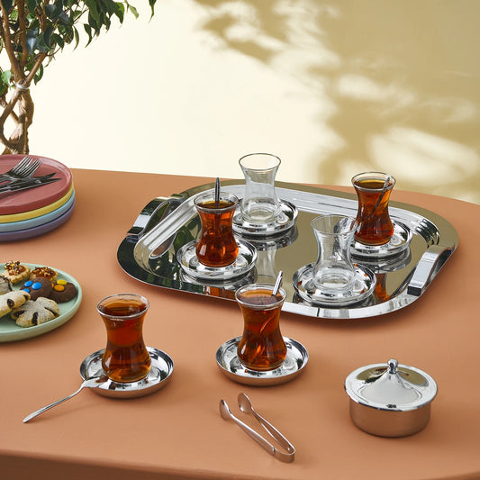 Timeless Platinum 40 Piece Tea Set