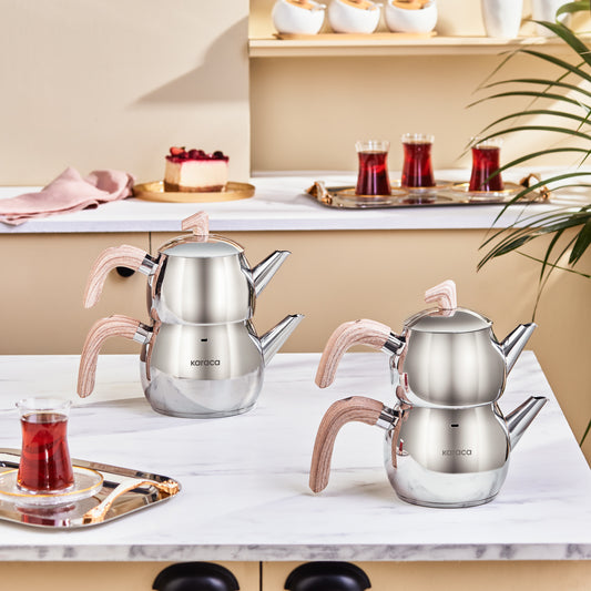 Karaca Verde Induction Based Teapot Set Midi