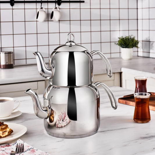 Deren Non-Tilting Induction Based Maxi Size Teapot Set