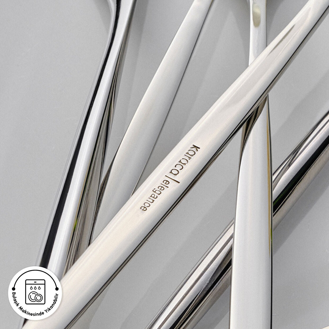 Elegance Braga Platinum 84 Piece Cutlery Set for 12 People