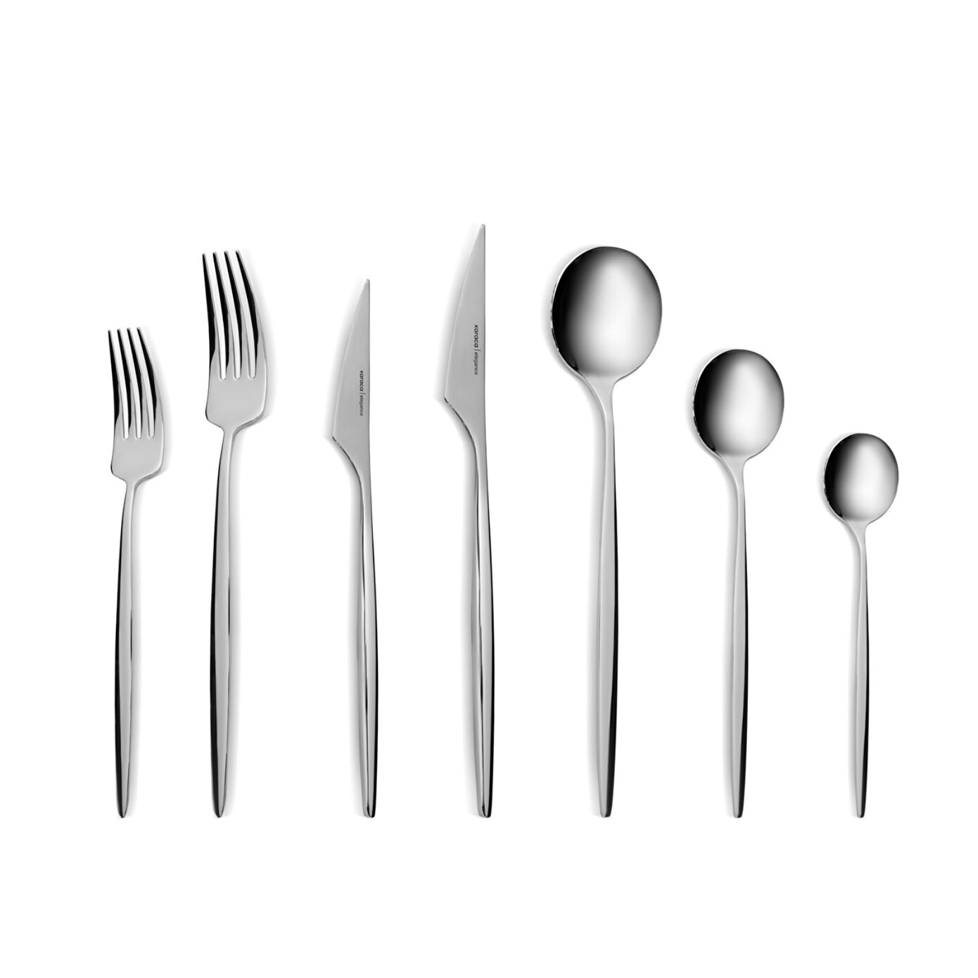 Elegance Braga Platinum 84 Piece Cutlery Set for 12 People