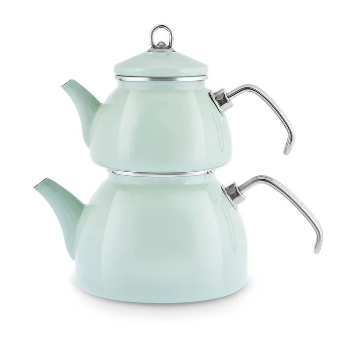 Loreto Enamel Teapot, Green