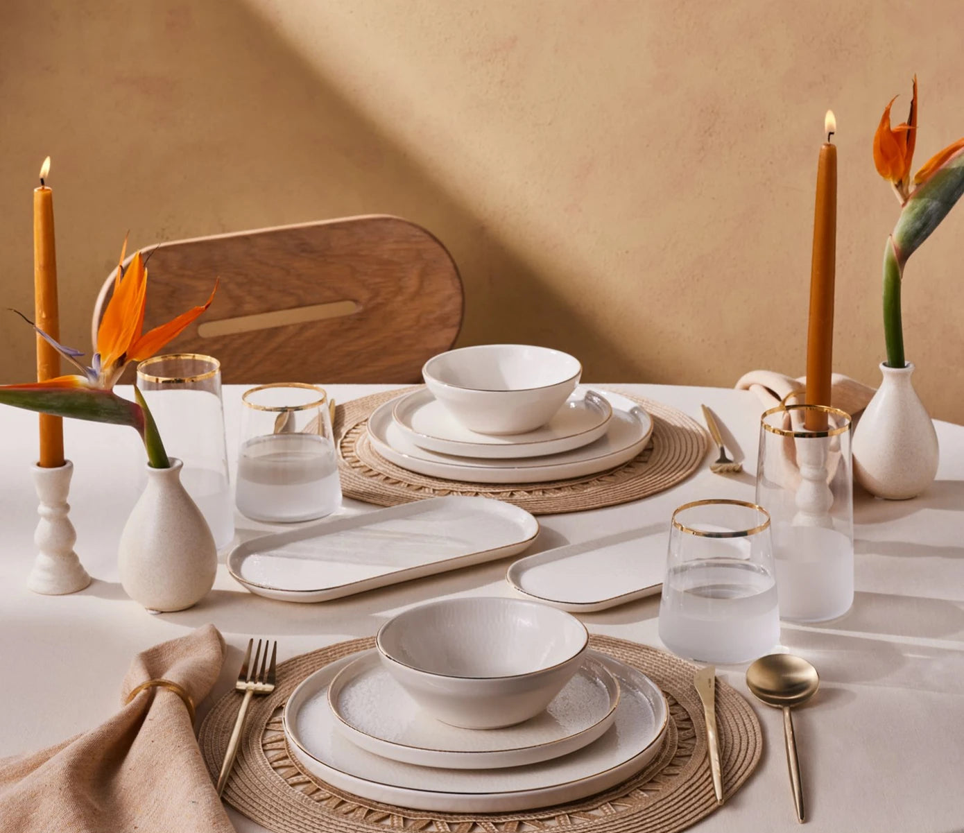 Karaca Soft 8 Piece Dinner Set for 2 People