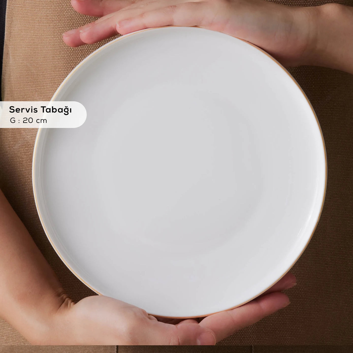 Forever Bone Fika 22 Piece 6 Person Breakfast Set Gold