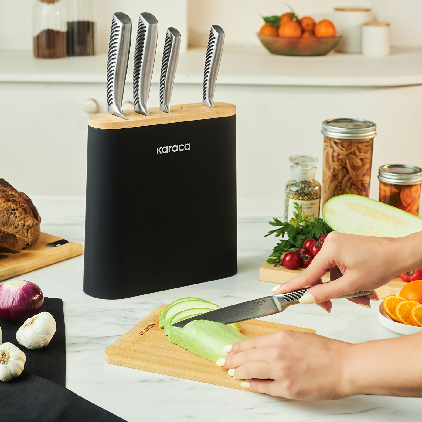 Karaca Samurai Solid Japanese Steel 6 Piece Knife Set