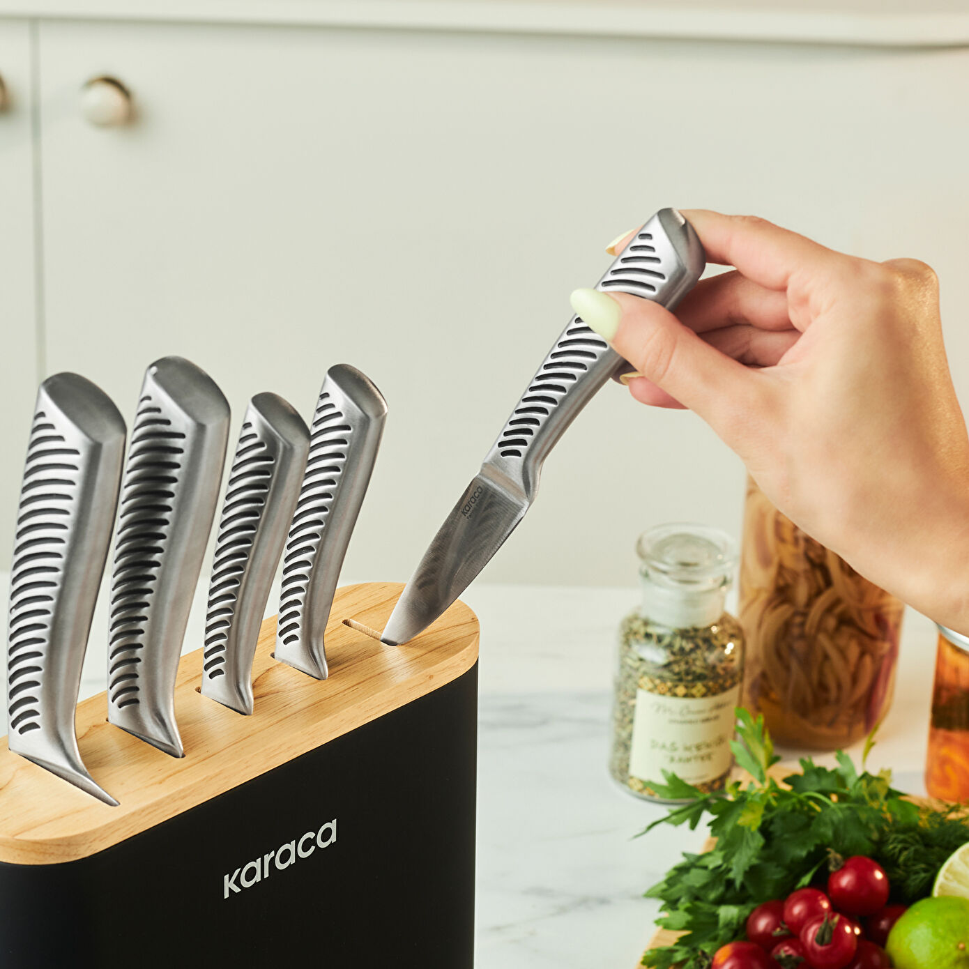 Karaca Samurai Solid Japanese Steel 6 Piece Knife Set