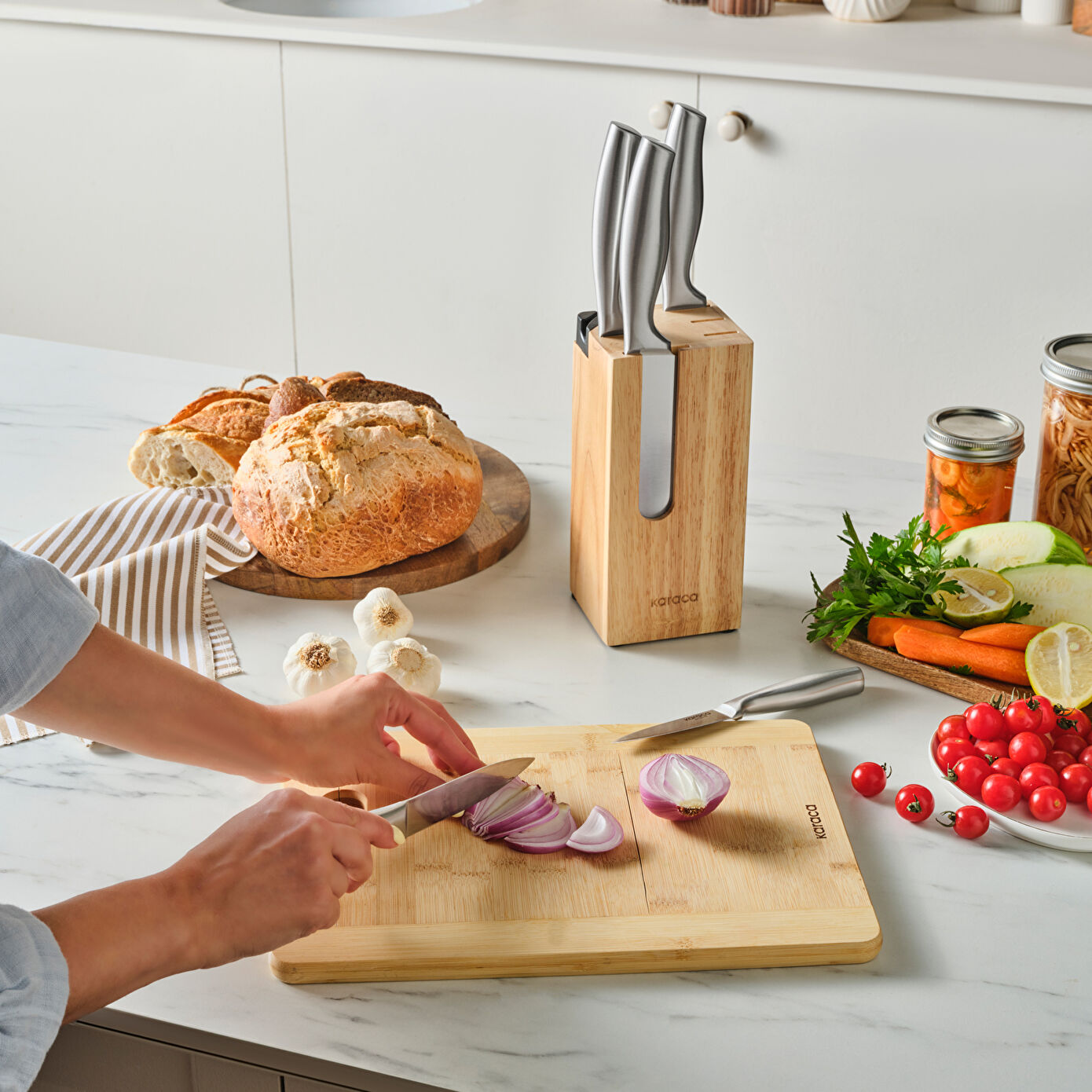 Karaca Samurai Force Japanese Steel 6 Piece Knife Set