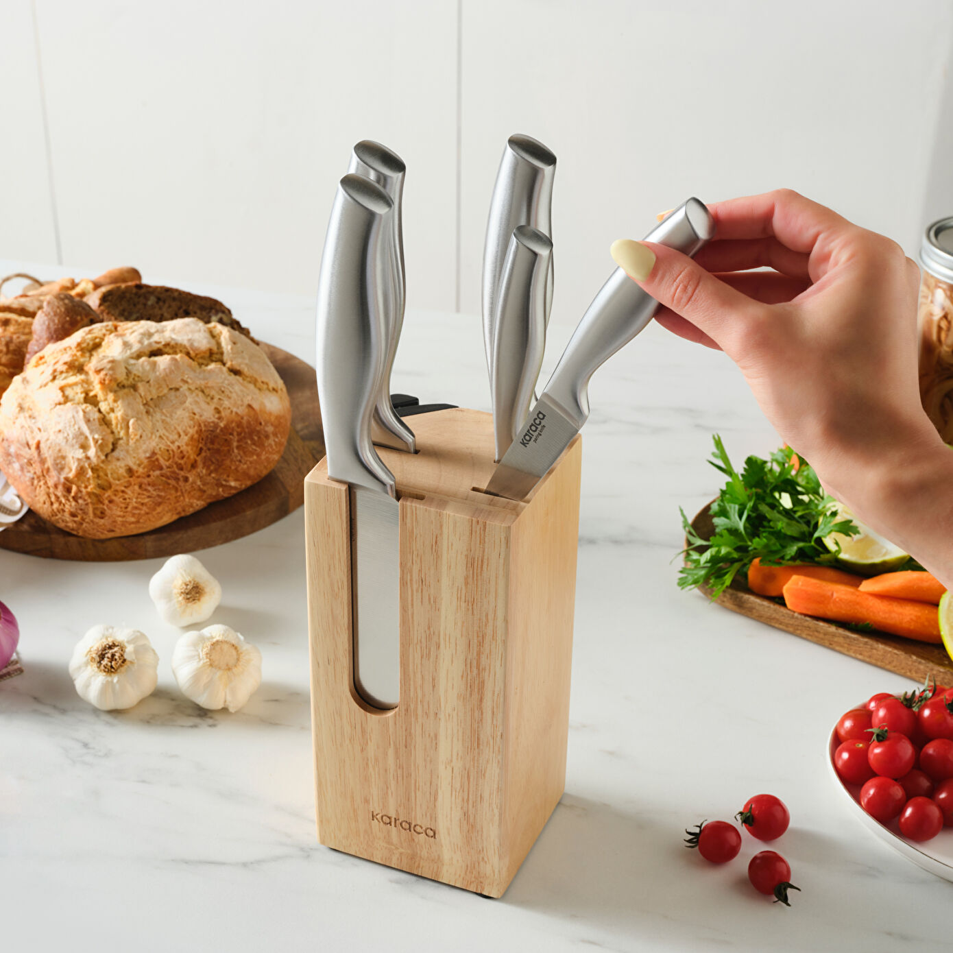 Karaca Samurai Force Japanese Steel 6 Piece Knife Set