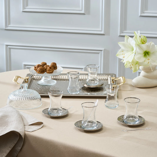 Deniz 19 Piece Tea Set for 6 People