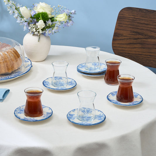 Karaca Mireya 12 Piece Tea Set for 6 People